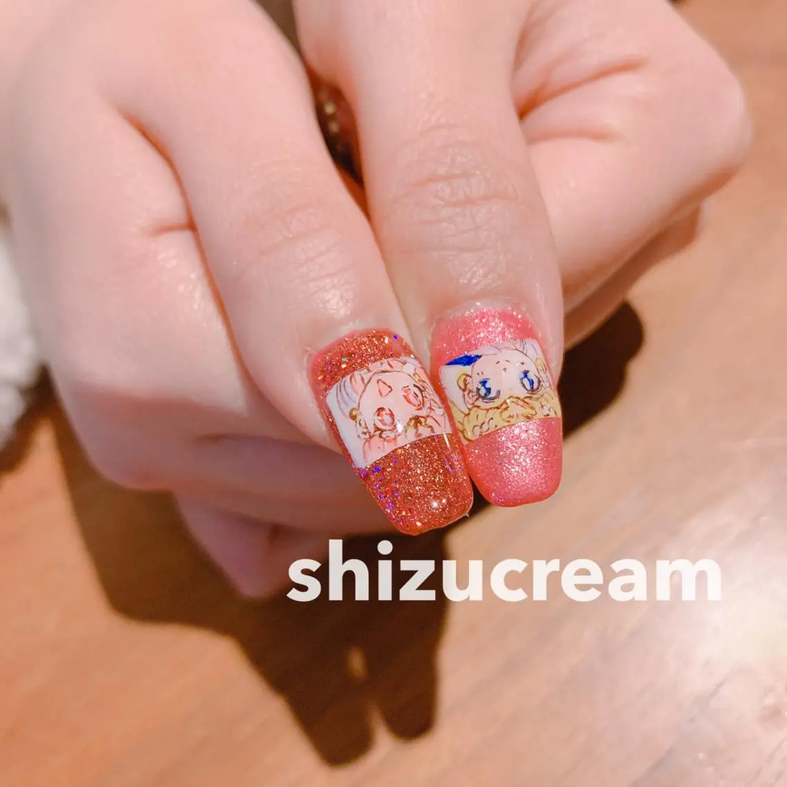 ネイル ジェルネイル shizucream 痛デコネイル専門のネイルデザイン