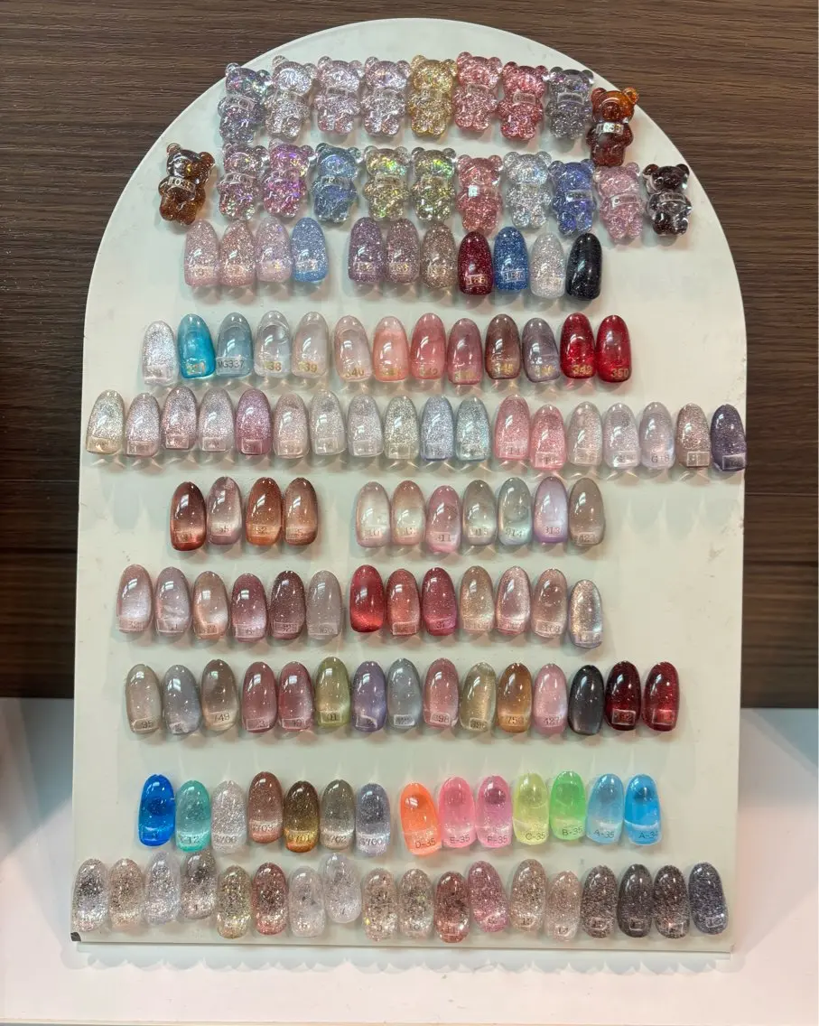 ネイル フラッシュネイル キラキラネイル マグネットネイル ハンドネイル enju ayuriのネイルデザイン