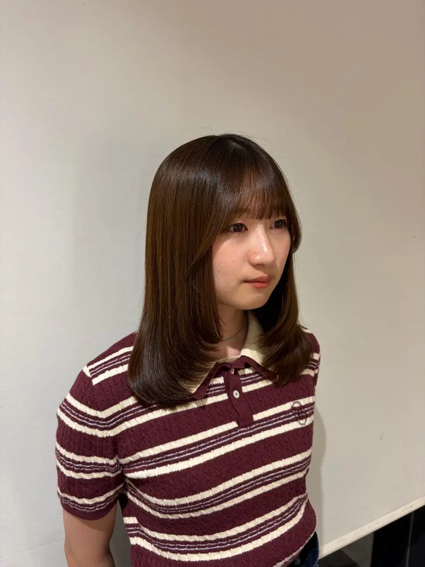 ミディアム カットモデル 🦋熊田 史織のヘアスタイル
