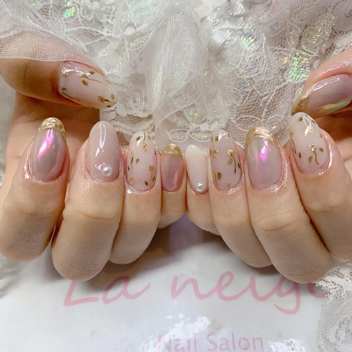 ネイル ハンドネイル La neige* yuki 🐩🌙のネイルデザイン
