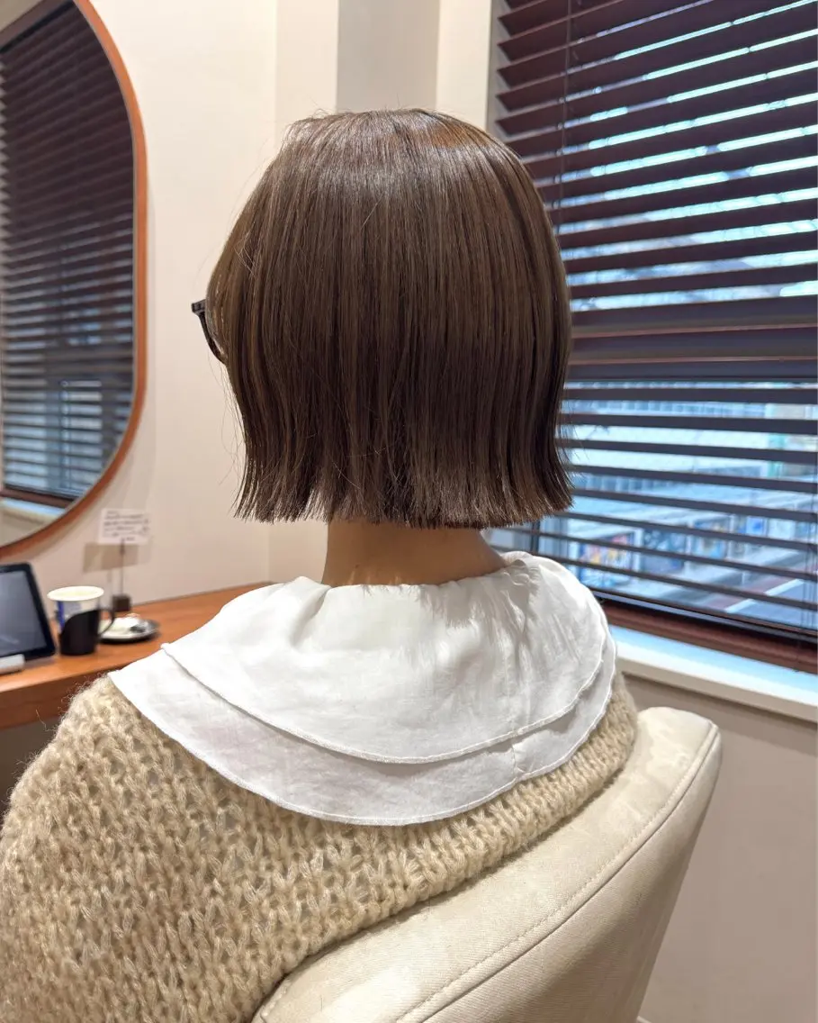 ショート カラー カット ヘアカラー トリートメント ボブ美容師💛 AYUMIのヘアスタイル