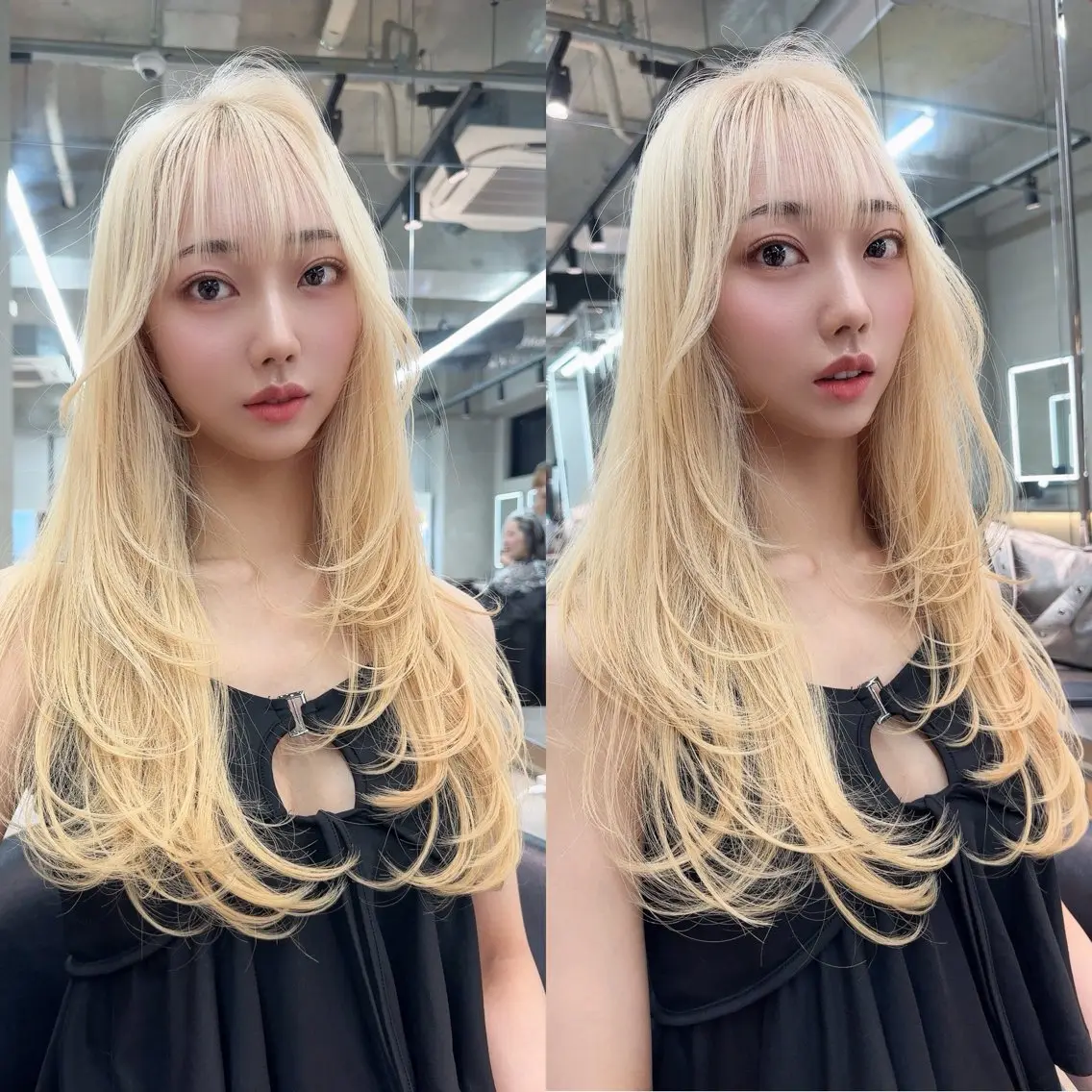 ロング カラー ベージュカラー ブリーチ 透明感カラー ブリーチなしカラー 髪質改善 ✨髪質改善特化✨副 店長椎葉信乃介のヘアスタイル