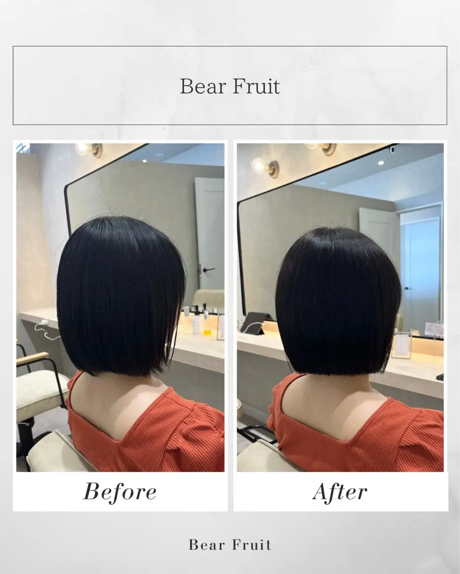 カラー グレージュ ボブ カット ヘアカラー トリートメント 透明感カラー🪽/ 個室スパ🫧/はるかのヘアスタイル