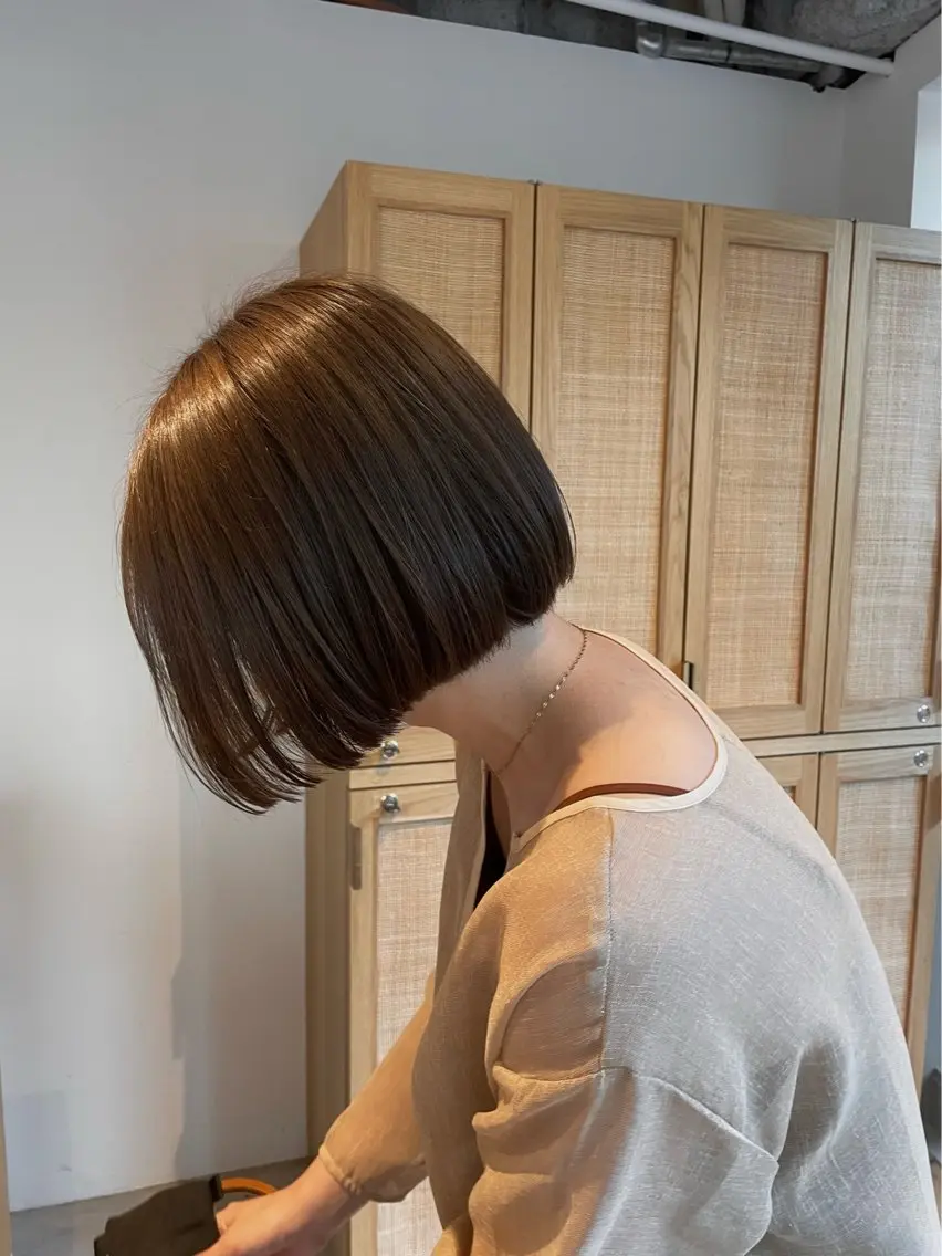 ショート カラー カット ヘアカラー トリートメント 福島kico ナカウチのヘアスタイル