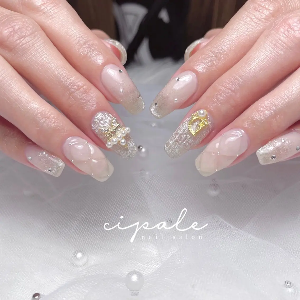 ネイル ツイードネイル salonCIPAL MAIのネイルデザイン