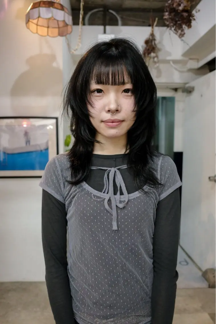セミロング ハッシュカット レイヤーカット カット トリートメント palve/レイヤー /パーマ/熊谷翔のヘアスタイル