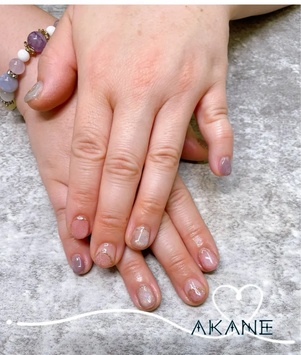 ネイル マグネットネイル Angeli⭐︎ AKANEのネイルデザイン