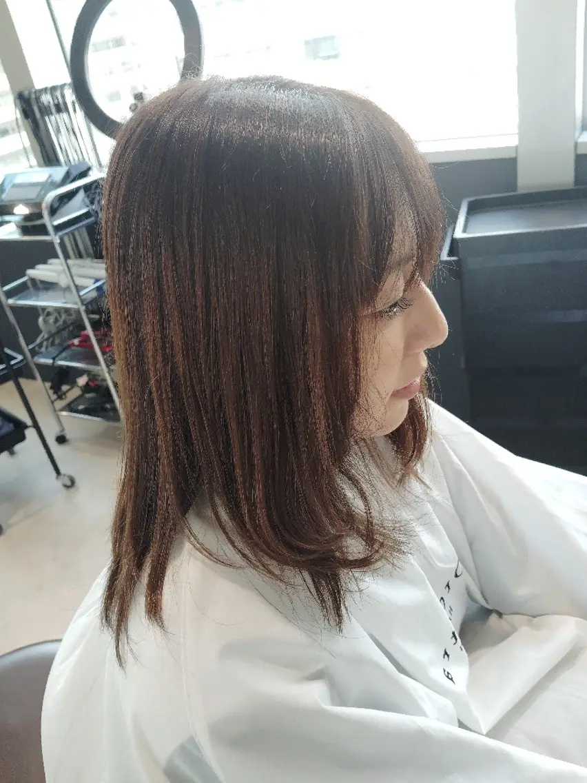セミロング 中村志保┃カット✂️ カラーモデル募集中のヘアスタイル