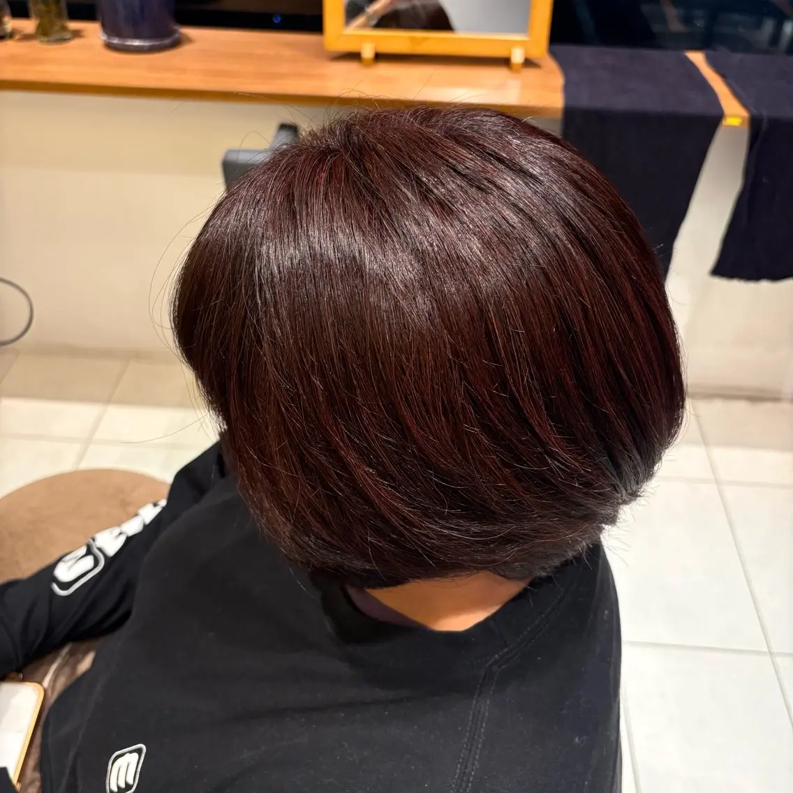 カラー 森田 玲央のヘアスタイル