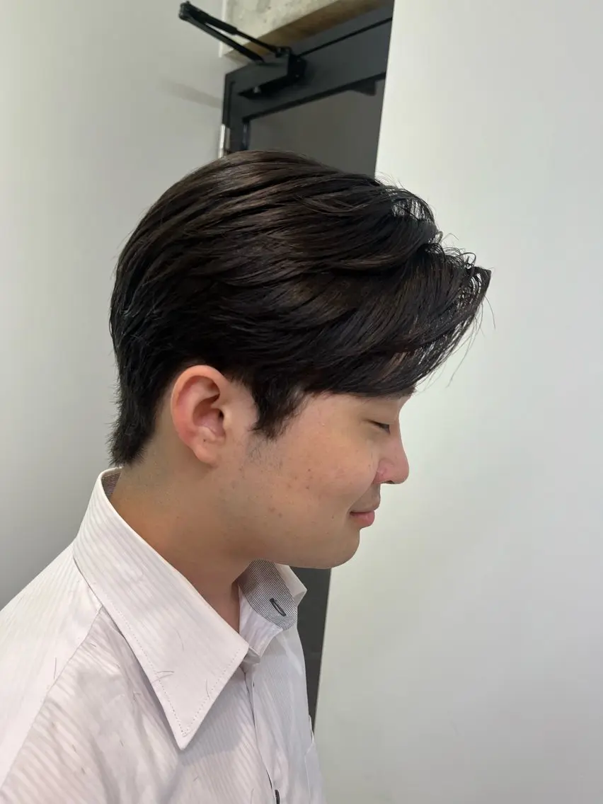 ショート メンズ カット 城山 拓実のヘアスタイル