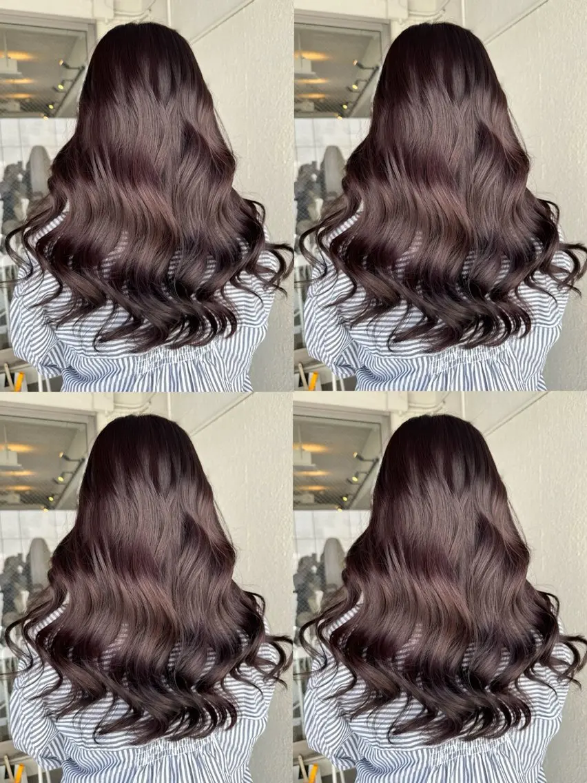 ロング カラー ブラウンカラー レッドカラー レッドブラウン 🌷MAYU 🌷のヘアスタイル
