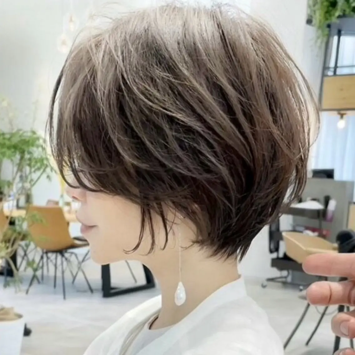ショート カラー 似合わせカット ショートヘア カット ヘアカラー 豊中/ショート特化/ 似合わせ/たかいのヘアスタイル