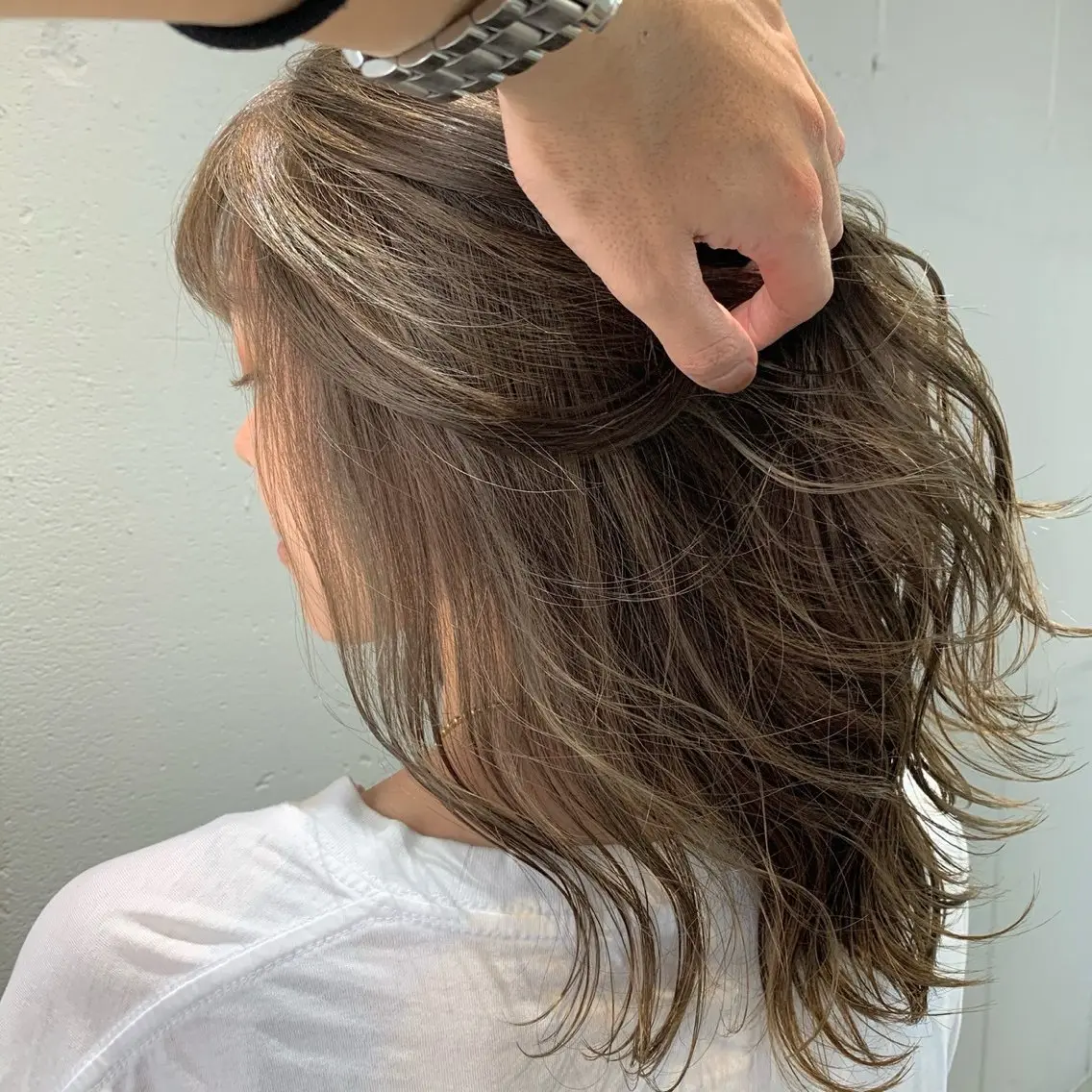 カラー 艶カラー✨レイヤー/ メンズカット田中佑季のヘアスタイル