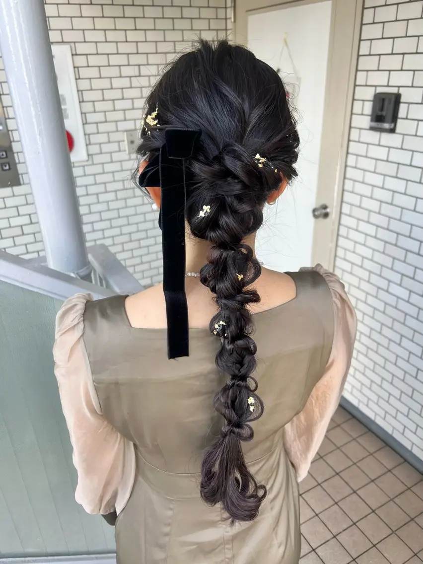 ヘアアレンジ ヘアセット 大人可愛いヘアメイク 💋🧚♀️しずかのヘアスタイル