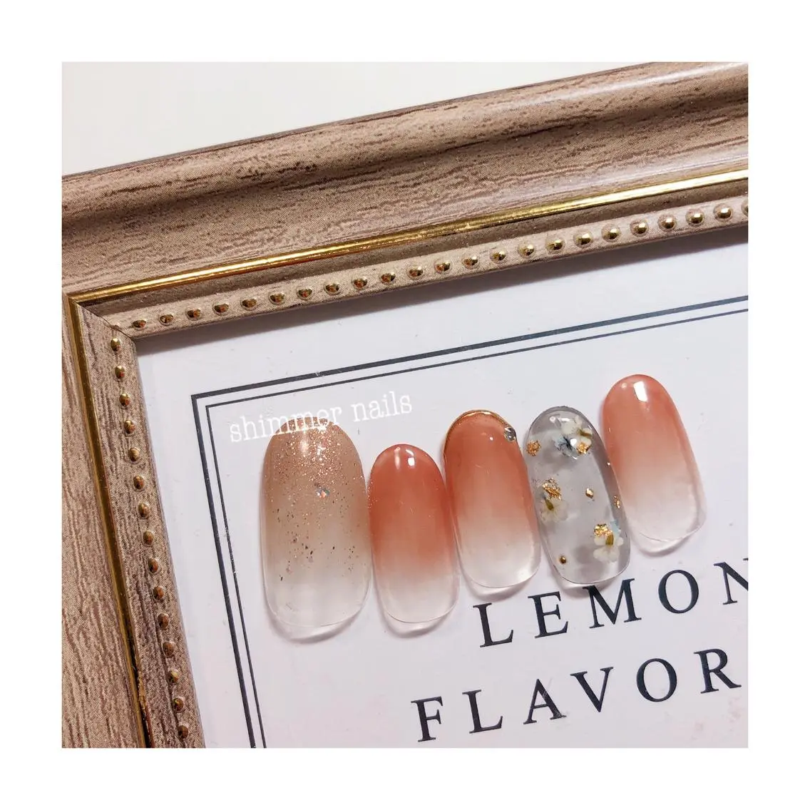 ネイル フットネイル shimmer nailsのネイルデザイン