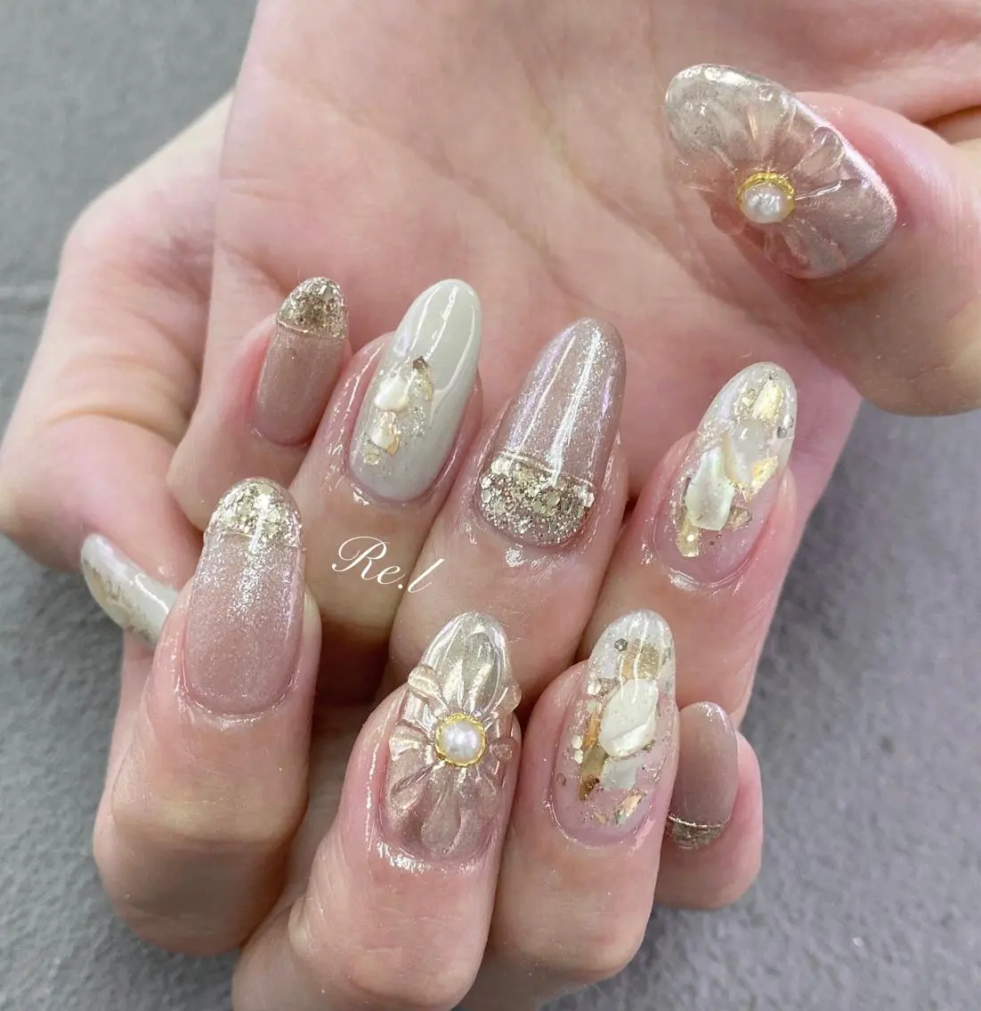 ネイル モチの良さ◉ フィルインネイル♡のネイルデザイン