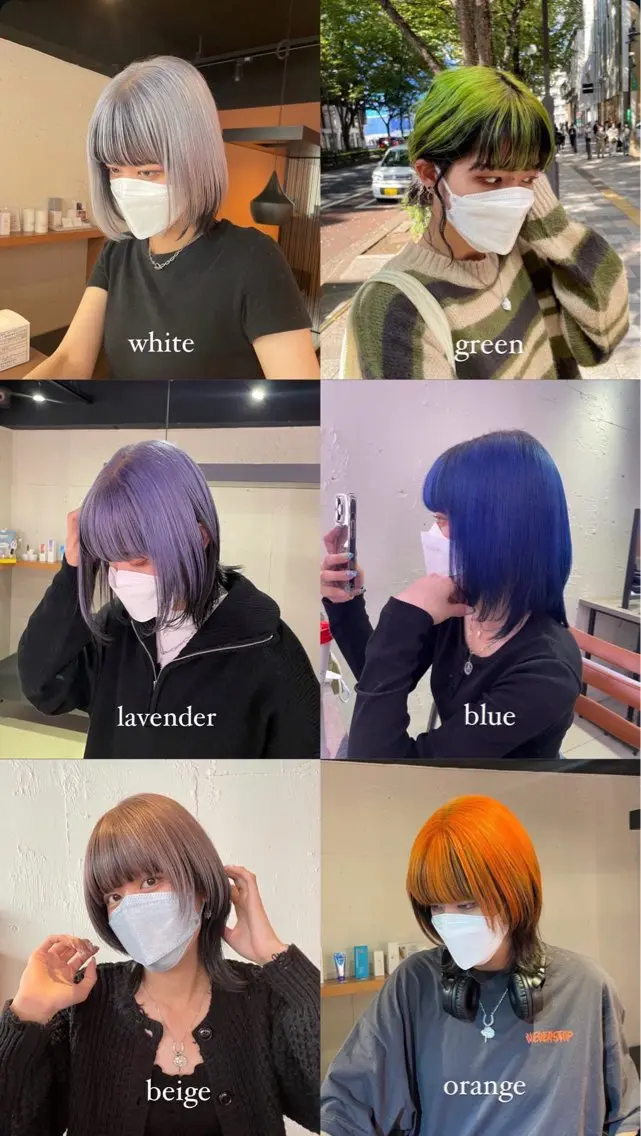 ショート カラー たかはし はるかのヘアスタイル