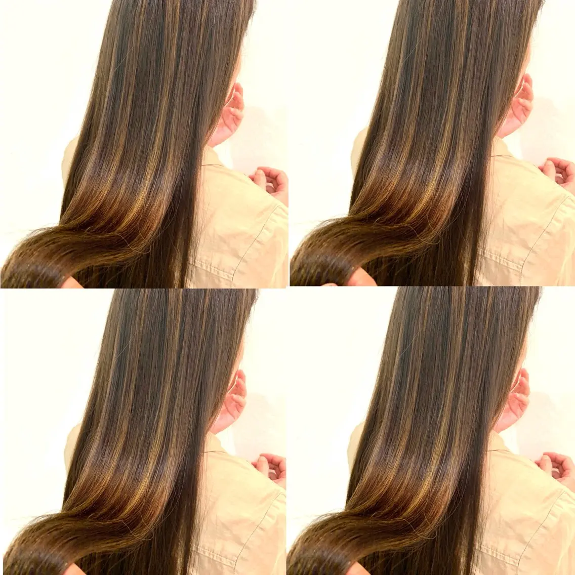 ロング カラー カット ヘアカラー トリートメント 【髪質改善特化】 艶髪/透明感カラーのヘアスタイル