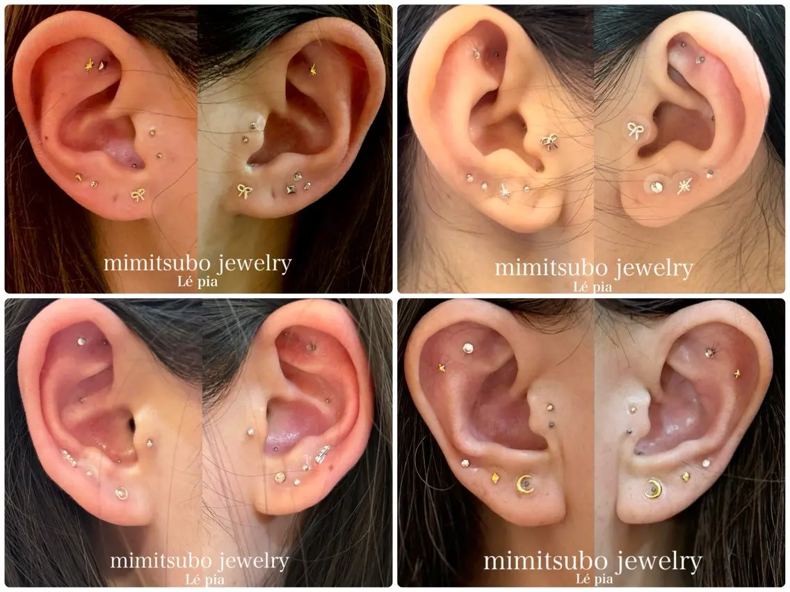 耳ツボジュエリー💎👂人気NO.1*［デザインコース］※スナップフォト内にある注意事項の必要をお願い致します。の写真