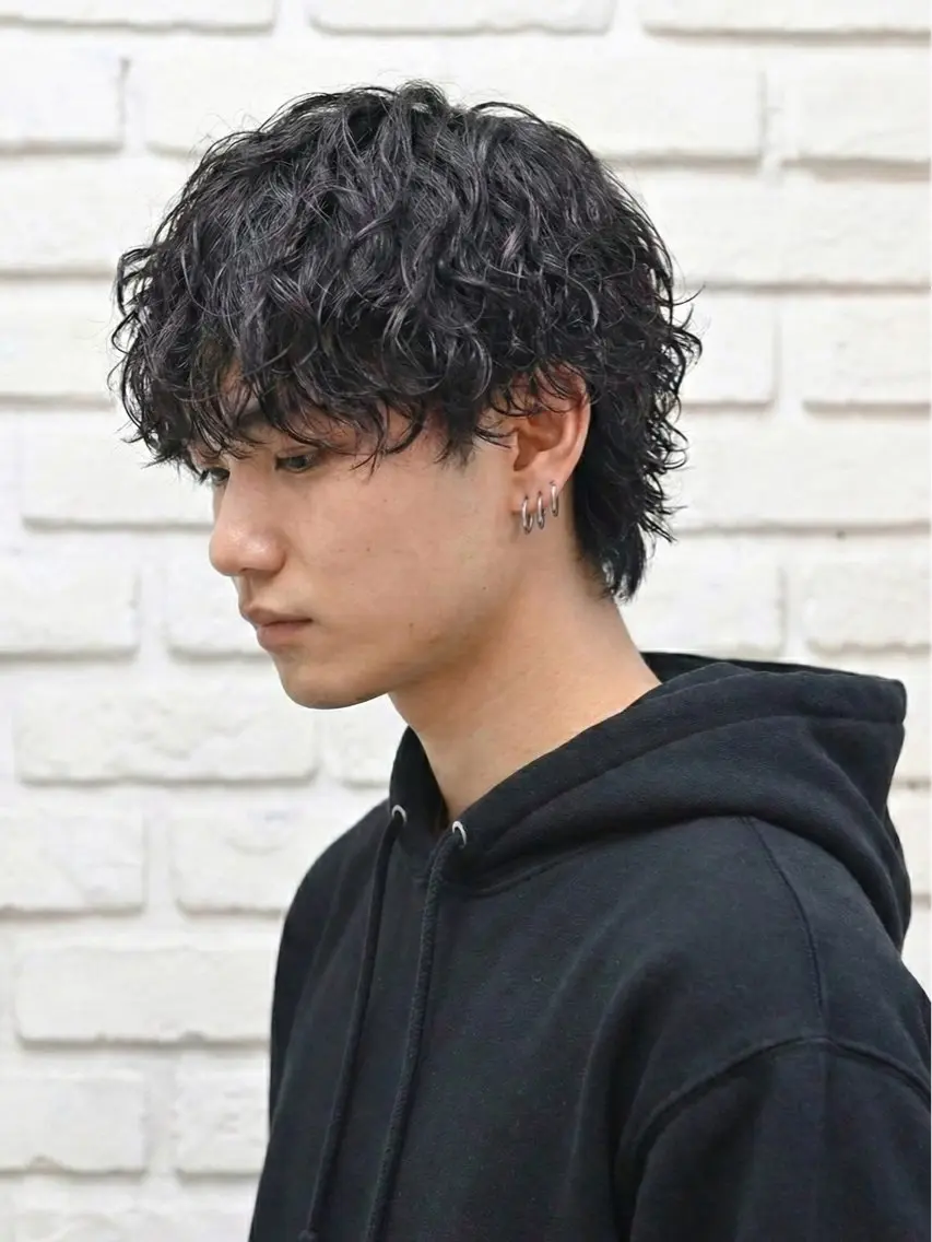 パーマ メンズ メンズパーマ 池袋駅徒歩4分 hondaのヘアスタイル