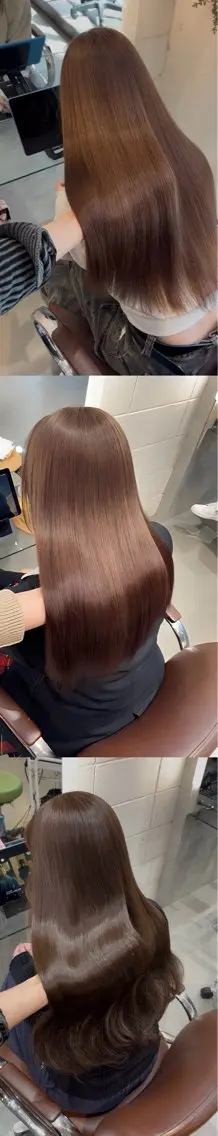 ロング ヘアカラー chic 渡辺 桃羽のヘアスタイル