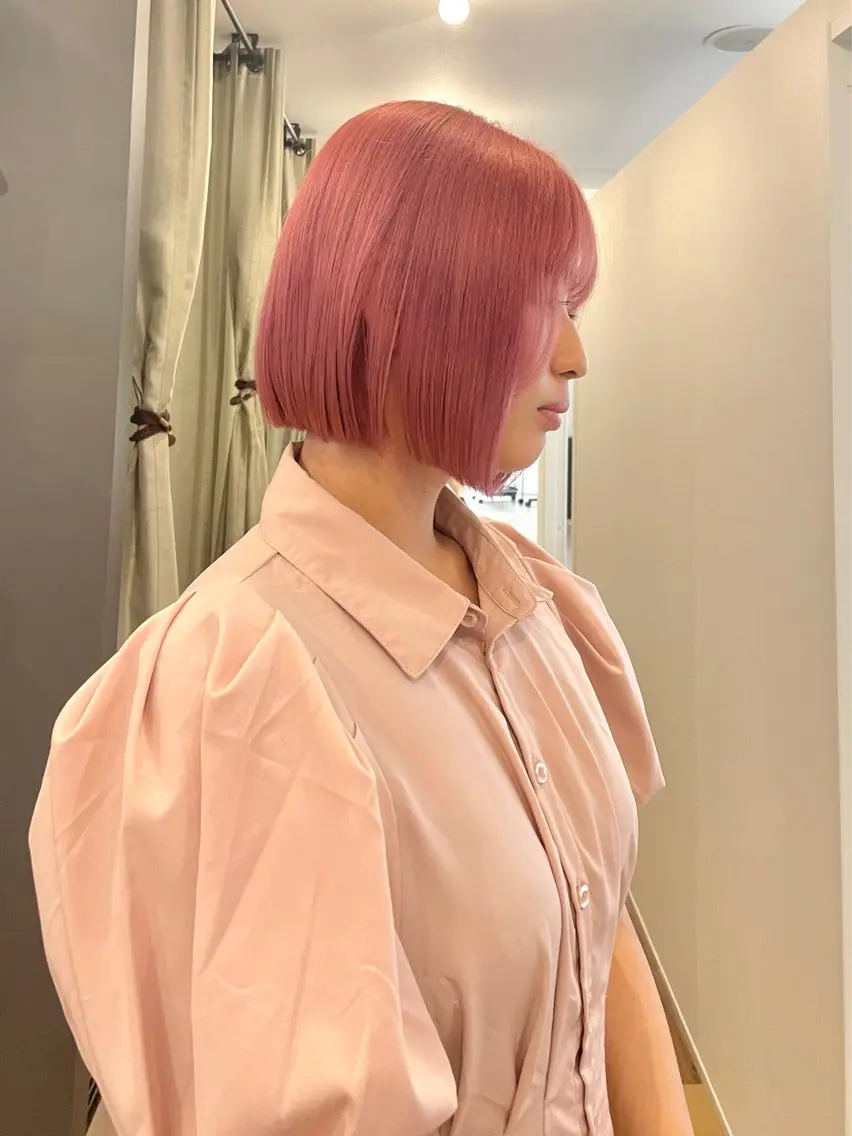 カラー ピンクカラー yuu /N° 大分中央町店のヘアスタイル