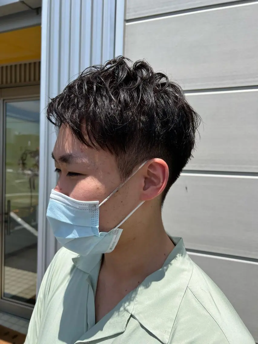カット+ポイントパーマ(ミニモ限定マイクロバブル付き)の写真