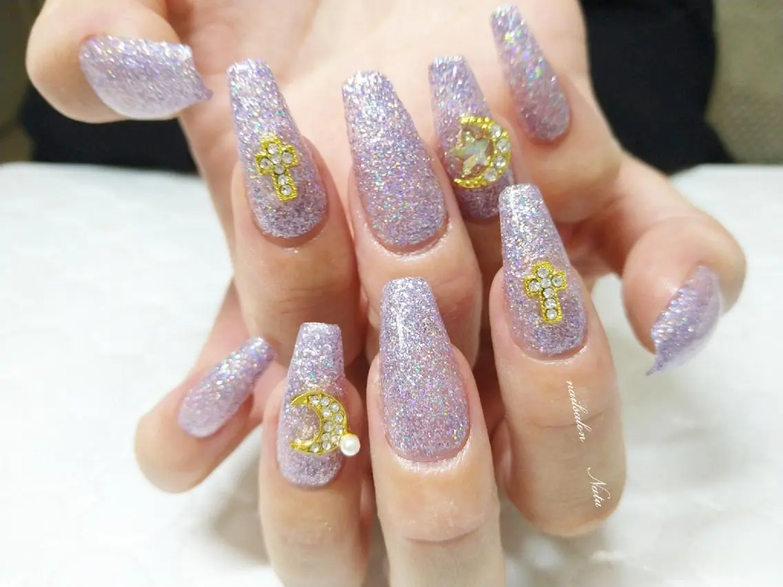 ネイル 長さ出し ワンカラーネイル nailsalon　 Natuのネイルデザイン
