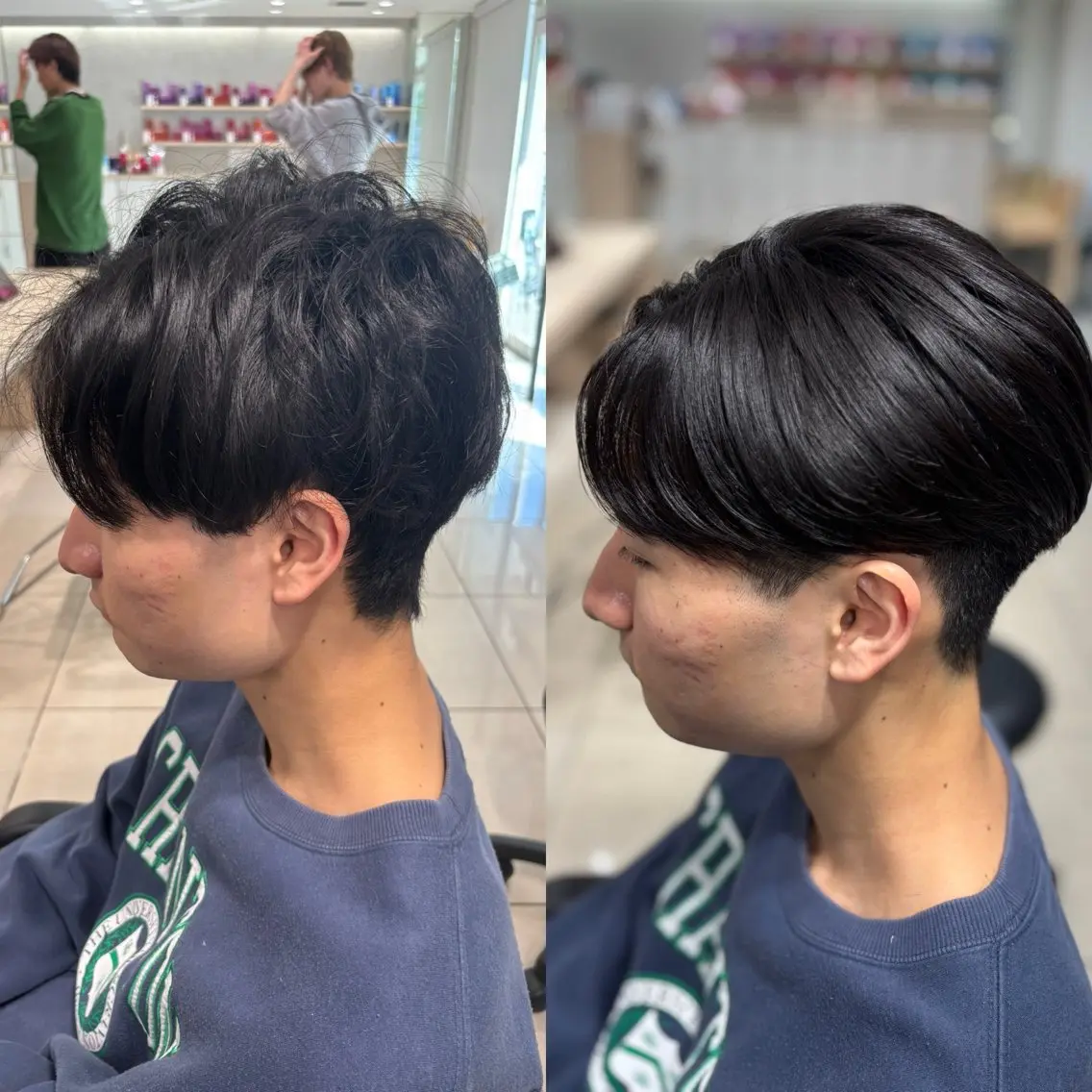 ショート パーマ メンズ カット 縮毛矯正 メンズ比率エリア No.1/林慶太のヘアスタイル