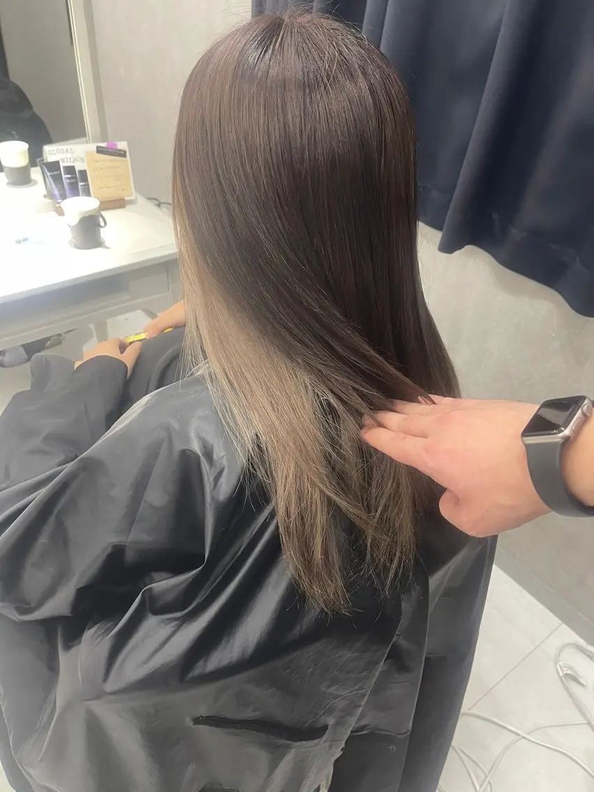 カット ヘアカラー トリートメント 穐山 翔【店長】 髪質改善/ハイライトのヘアスタイル