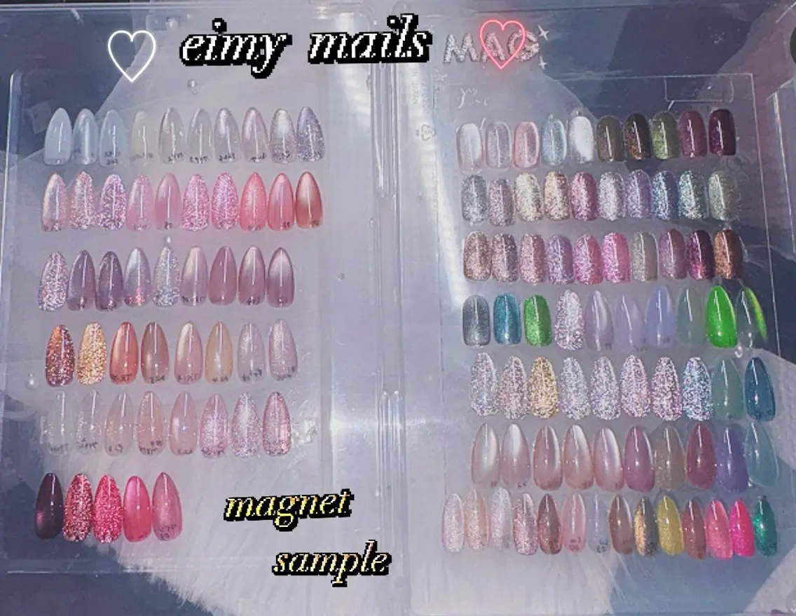 ネイル マグネットネイル マグネットワンカラー ワンカラーネイル ハンドネイル eimy nails♡のネイルデザイン