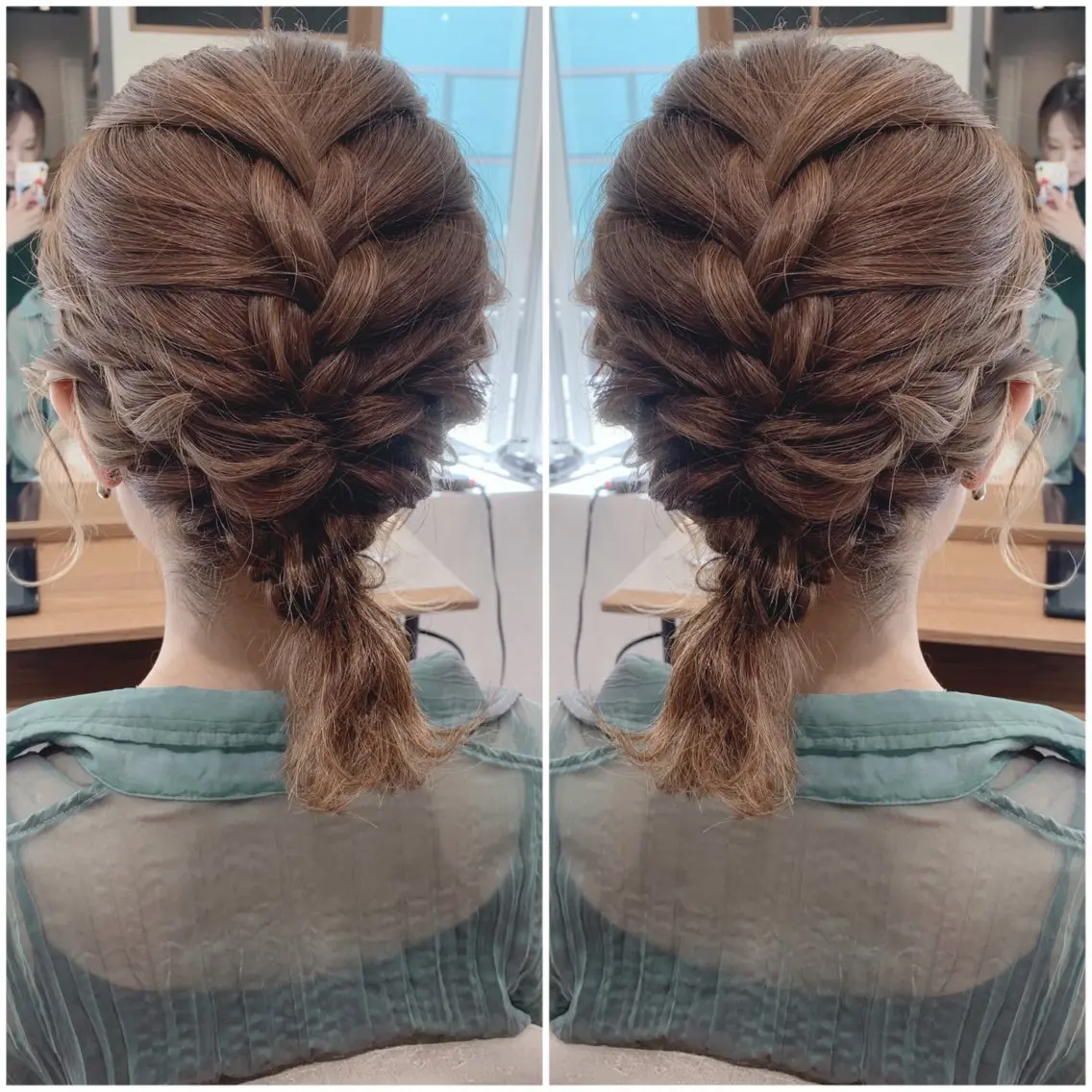 ミディアム ヘアアレンジ ヘアセット 韓国hair🦋 Nanaのヘアスタイル