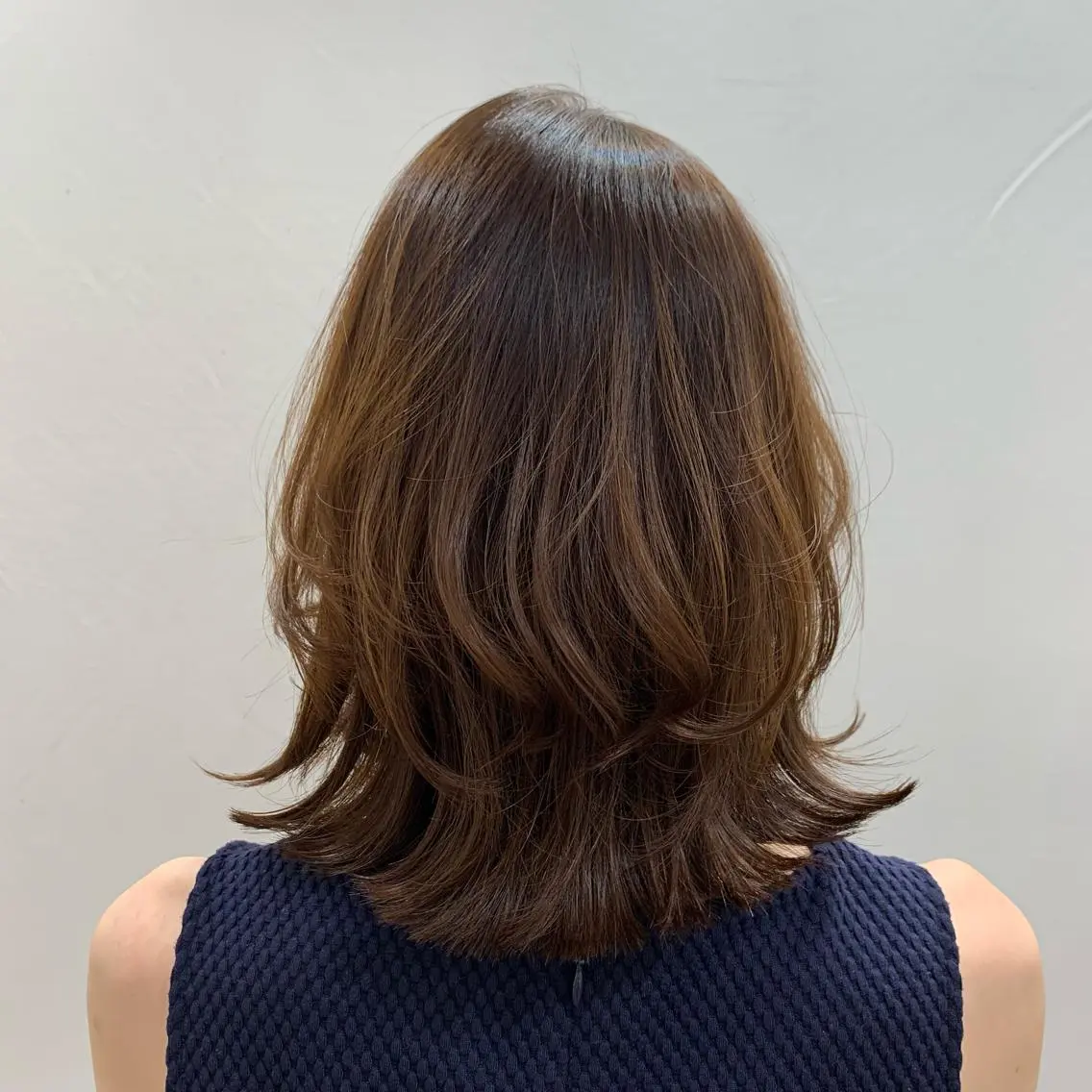ミディアム レイヤーカット 和氣 将人のヘアスタイル
