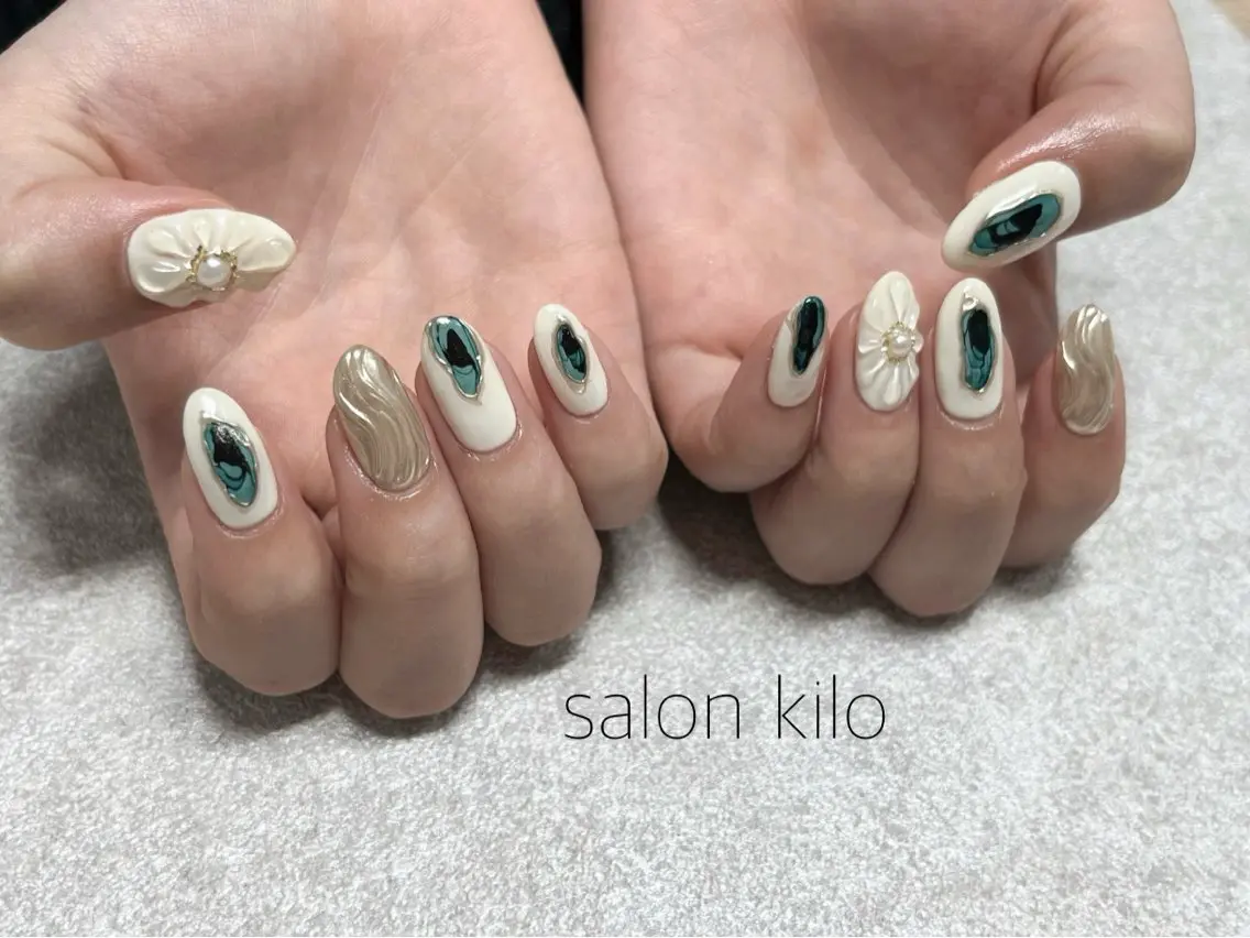 ネイル ハンドネイル salon kiloのネイルデザイン