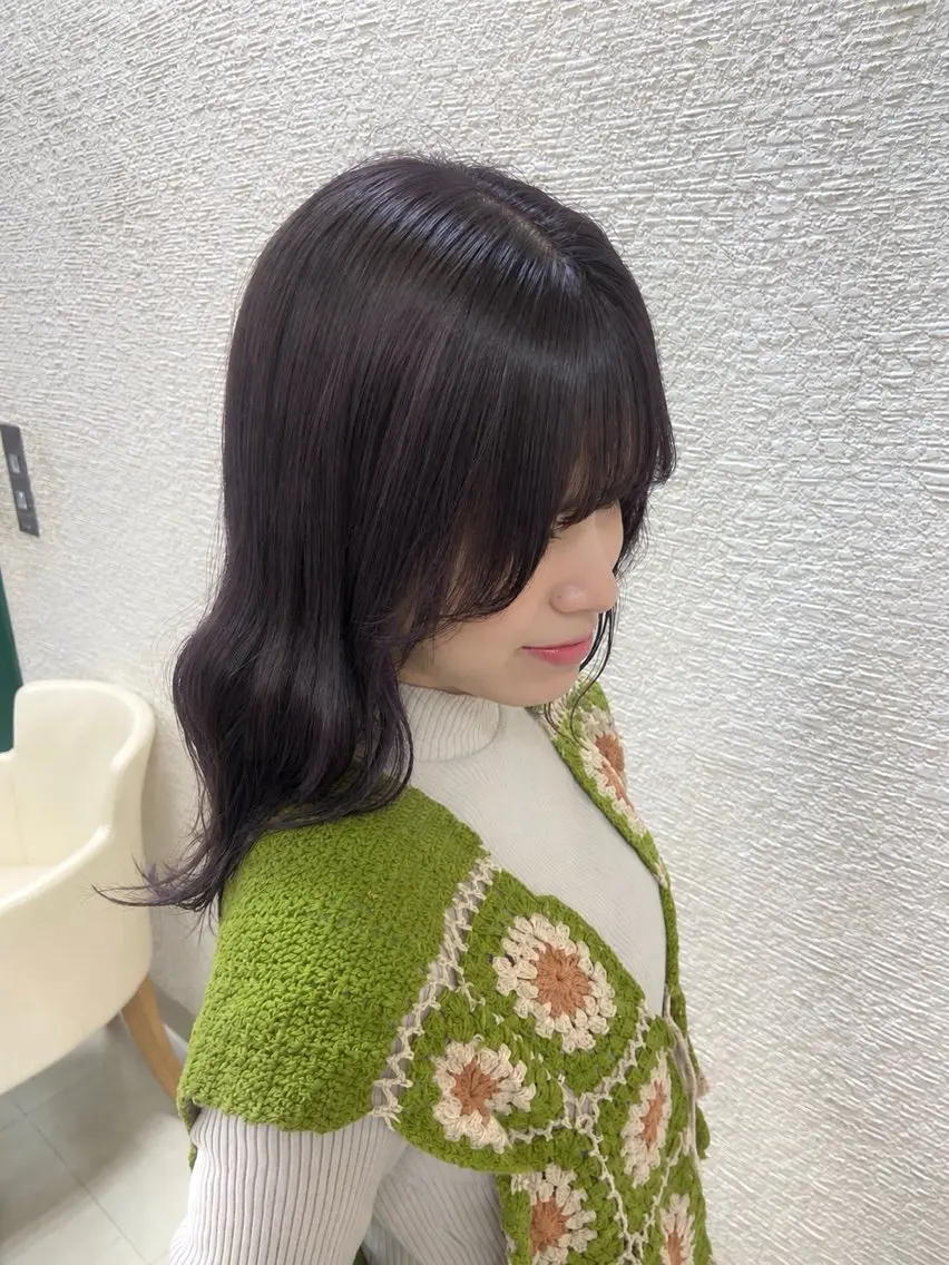 カラー カット ヘアカラー ハイトーン/デザイン /平塚/Aikaのヘアスタイル