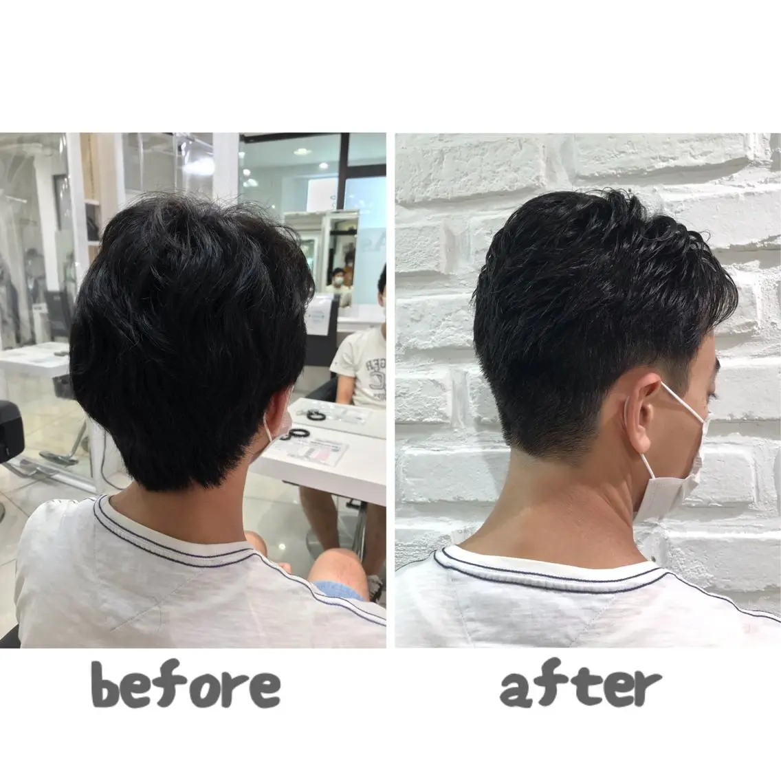 メンズ 刈り上げ カット 【暖色カラー特化】 中山由梨のヘアスタイル
