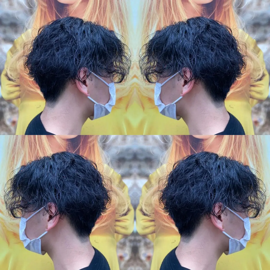 ショート カット パーマ 髪質改善カラー/店長 宮内秀峰のヘアスタイル