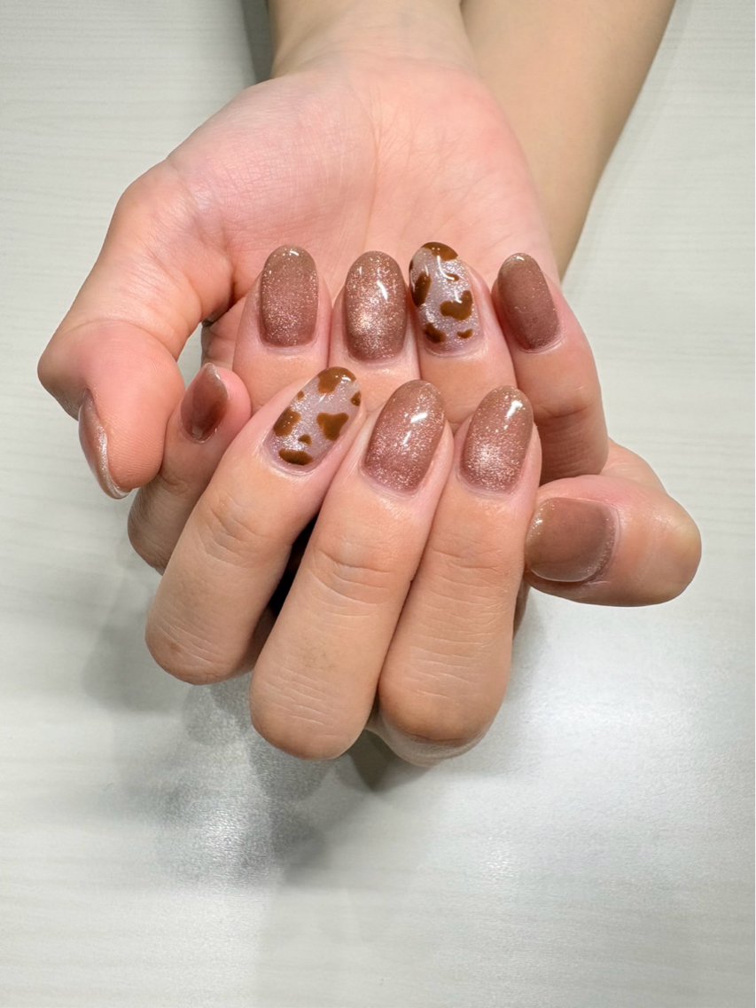 ネイル アートネイル オフィスネイル ワンカラーネイル Risa セプトアカデミーのネイルデザイン