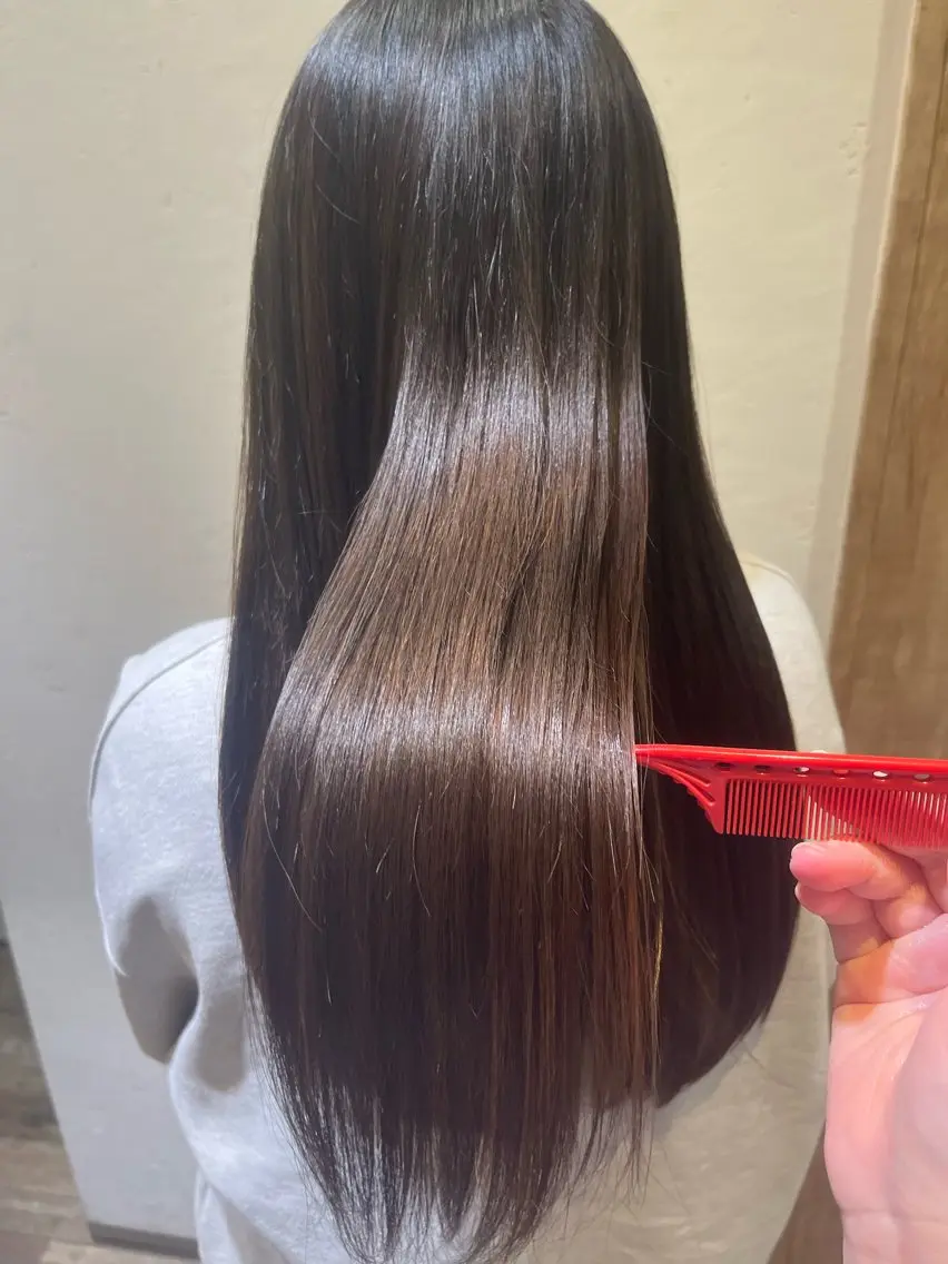 セミロング カット トリートメント 髪質改善 曳舟FUKUDAのヘアスタイル