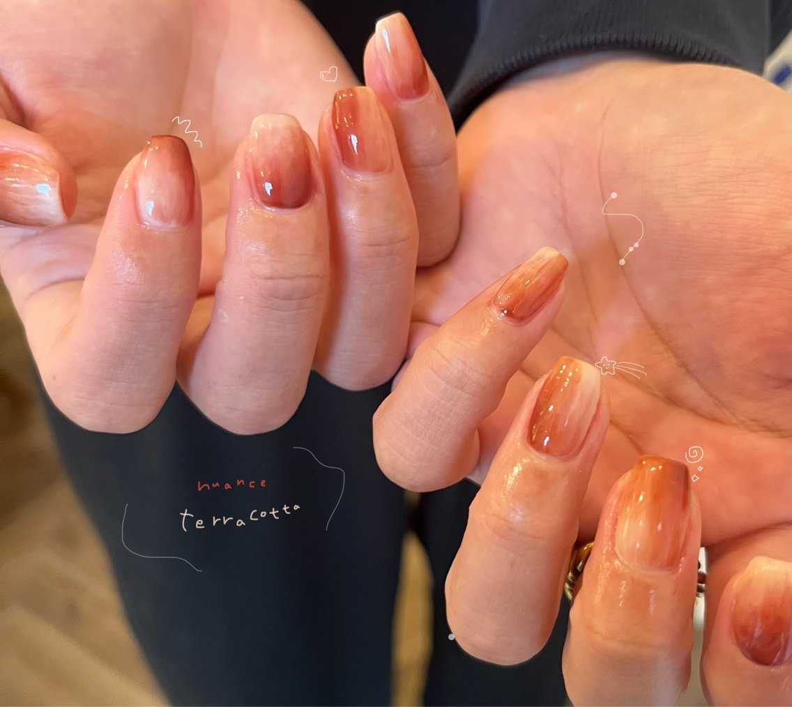 ネイル ニュアンスネイル ハンドネイル AT.1011/ ハルカのネイルデザイン