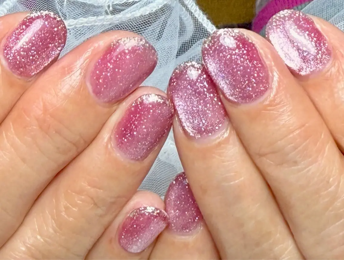 ネイル アートネイル チークネイル フラッシュネイル フラッシュマグ フレンチネイル Mai’s nailのネイルデザイン