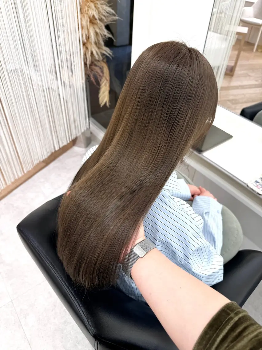 ロング カラー カット ヘアカラー ♡ParveMix NANO♡のヘアスタイル