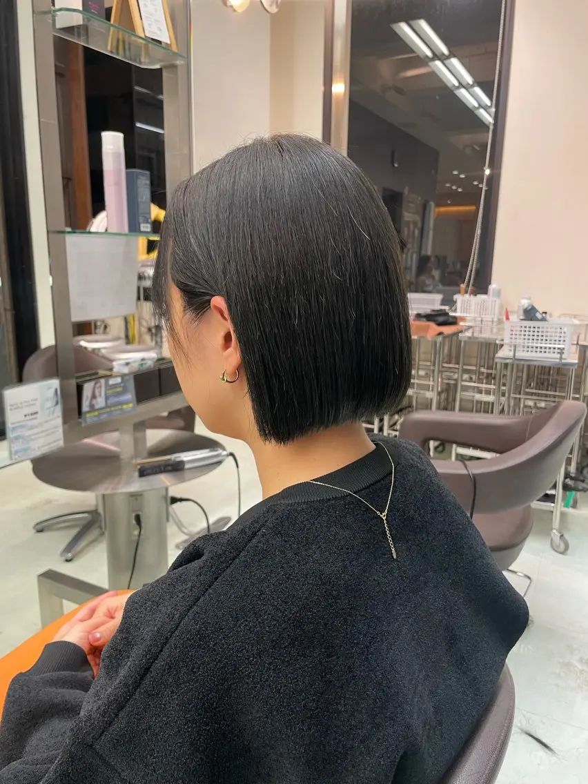 ショート ボブ カット トリートメント ✨似合わせ特化美容師 WILL上村 拳吾のヘアスタイル