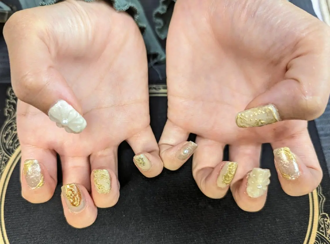 ネイル ぷっくりネイル ✨ameru✨ nailsalonのネイルデザイン