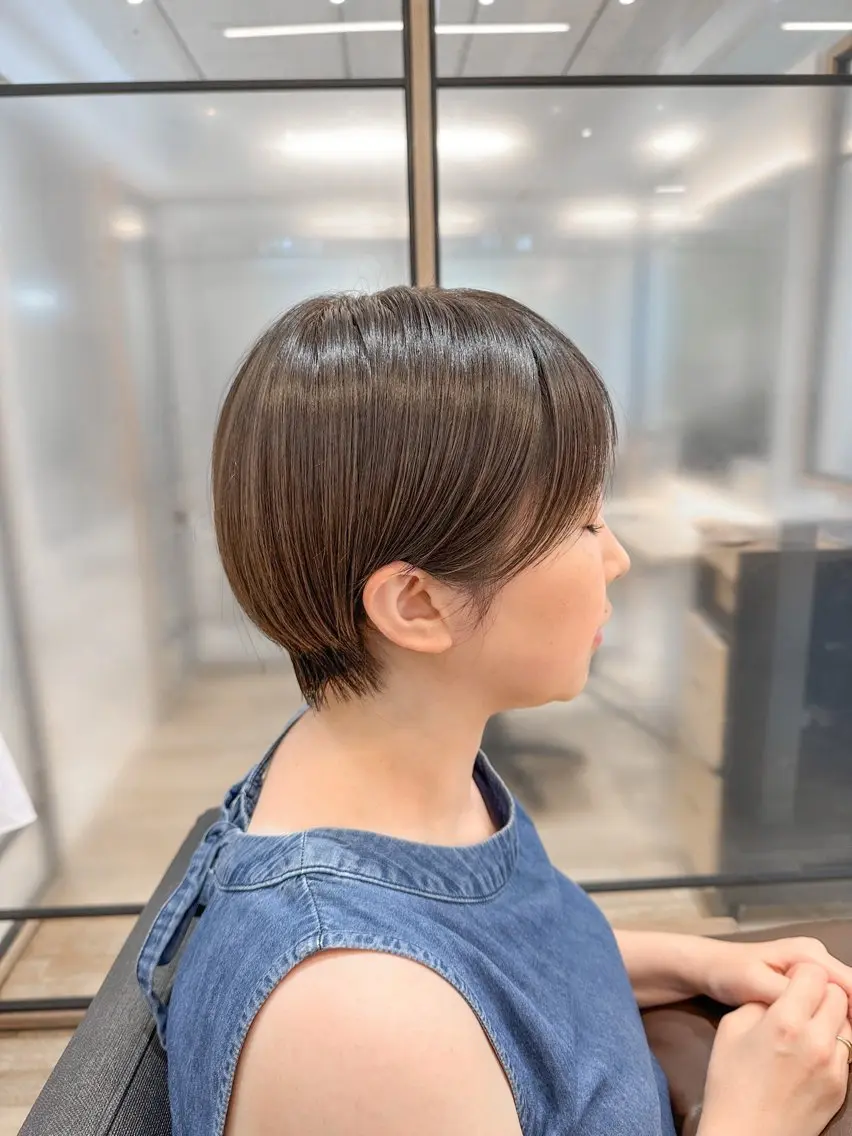 ショート シノハラ ガクト ショート/白髪ぼかしのヘアスタイル
