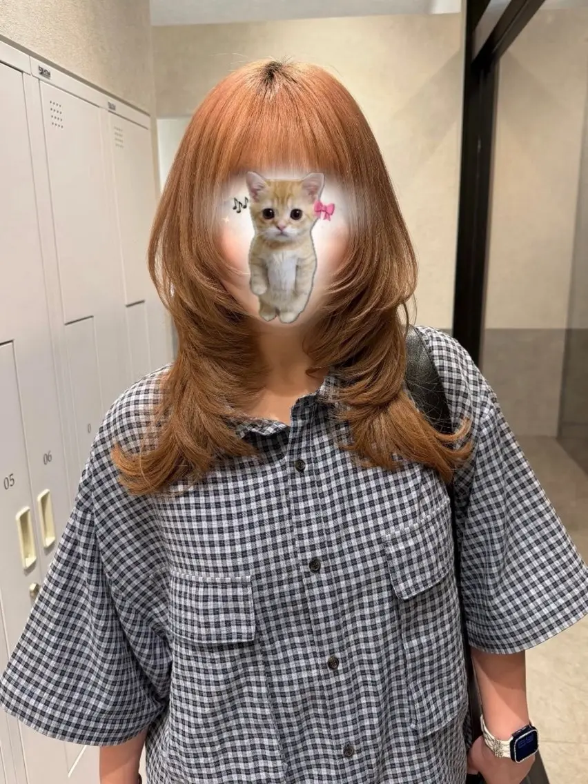 セミロング ai | 似合わせhair♡のヘアスタイル