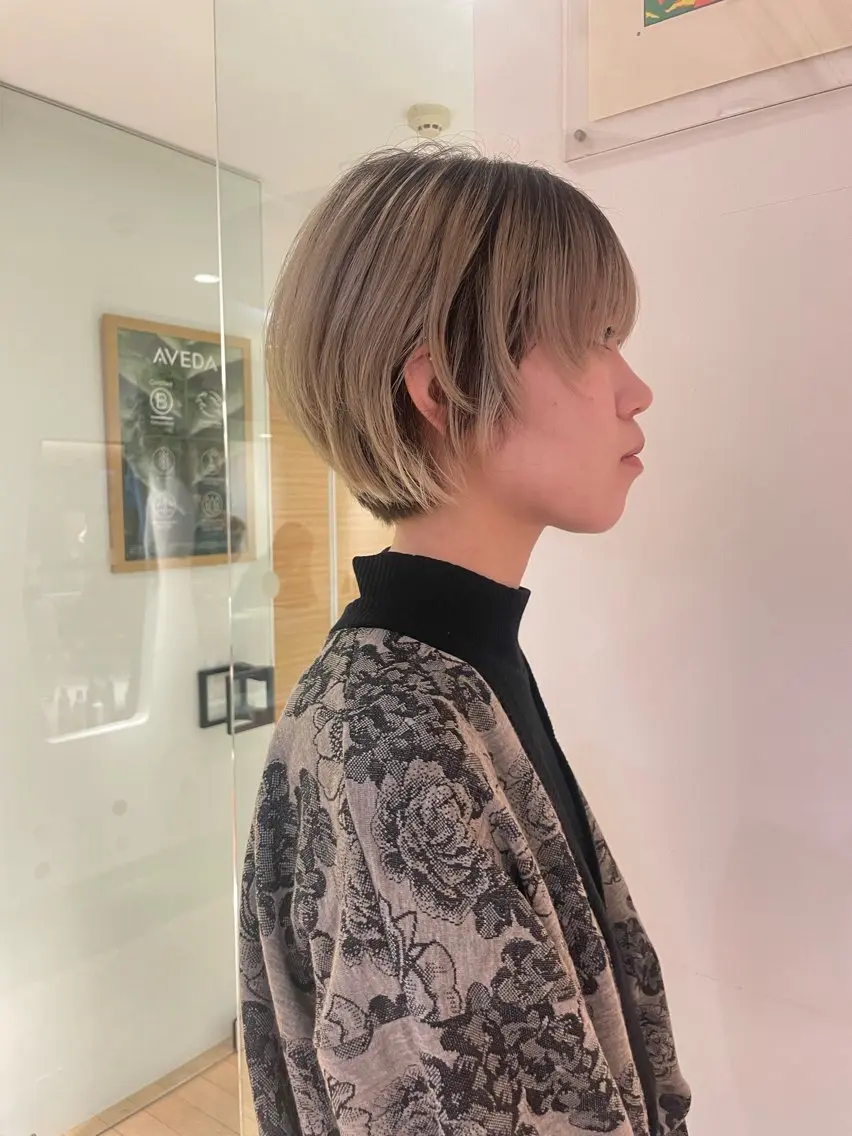 ショート ショートボブ ボブ ショートヘア 林 季香のヘアスタイル