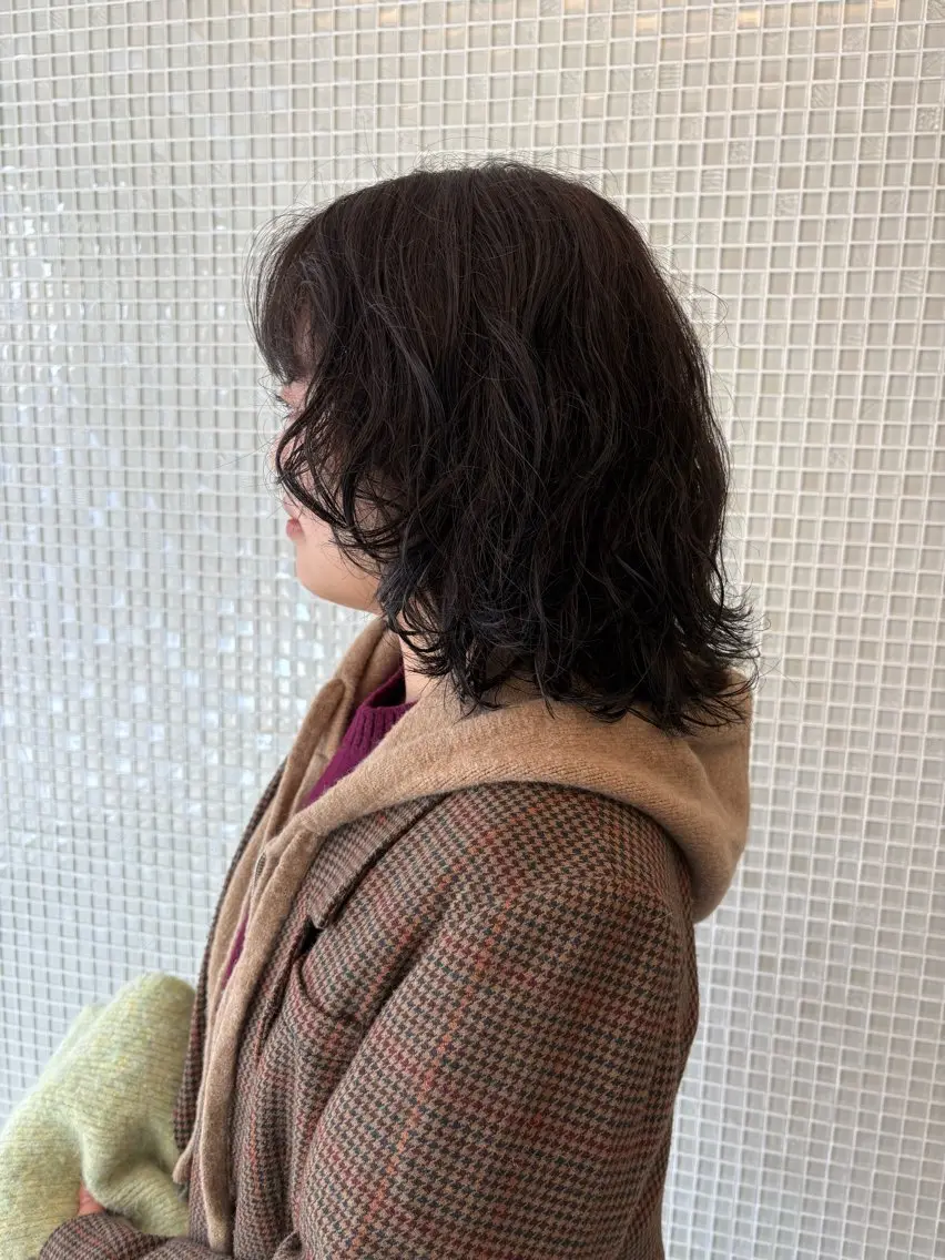ミディアム カラー 🎀レイヤー/パーマ カラー/ai🎀のヘアスタイル
