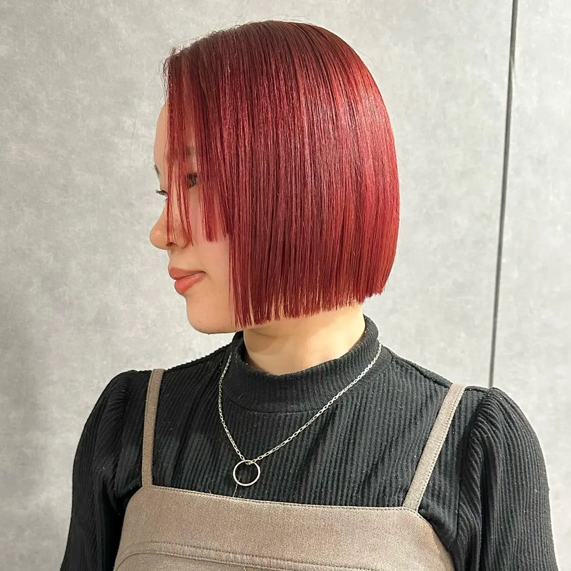 暖色ショート​〜​ボブ＋カラー＋トリートメントの写真
