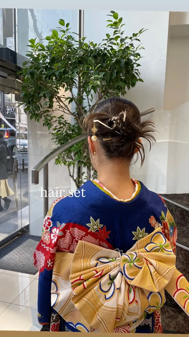 ヘアアレンジ ヘアセット BiBi  藪 菜月のヘアスタイル